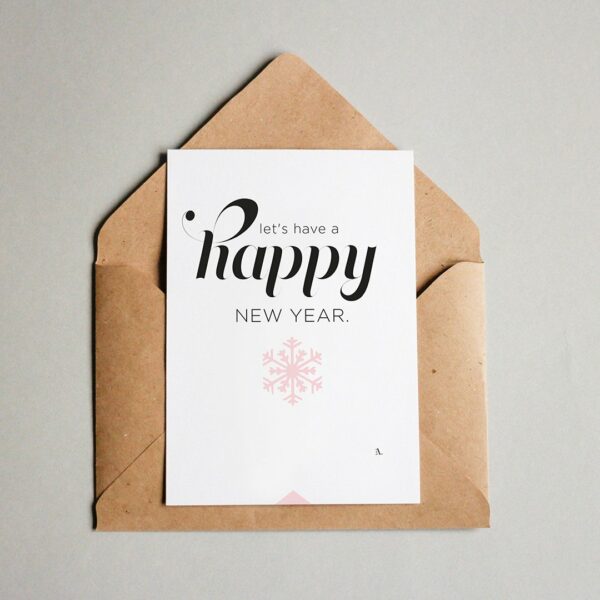 EA Design - Happy New Year Julkort