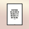 EA-Design-Everything-will-be-okay-Art Print