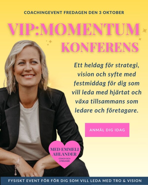 VIP-MOMENTUM-eventet (Sista platserna)